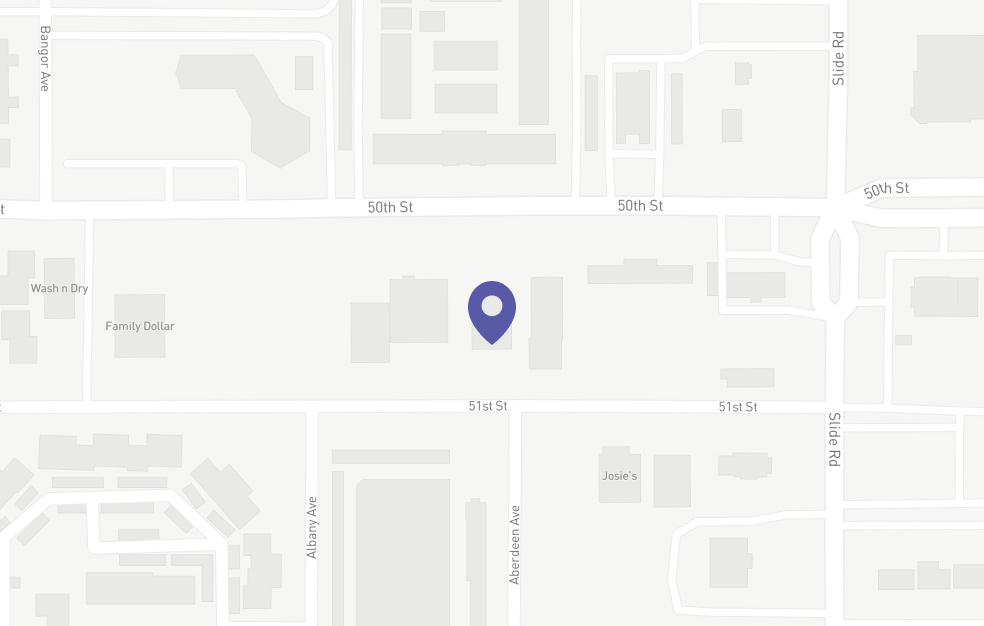 Map of where our Lubbock, TX dental office is located